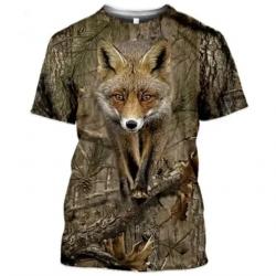 Tee-shirt motif renard taille xxs xs s m l xl xxl 3xl 4xl 5xl 6xl. J