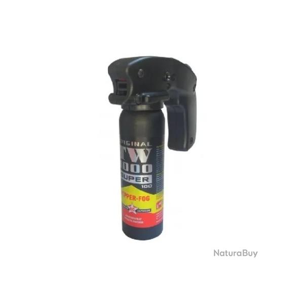 SPRAY AU POIVRE POUR L  AUTODEFENCE TW1000 PEPPER FOG SUPER PROFESSIONAL 100ML  PAR LOT DE 2 PIECES