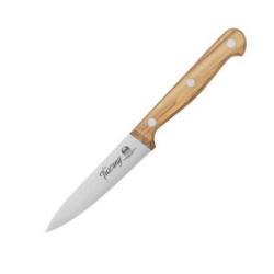 2C.750.10OL Couteau d'office Due Cigni lame 10 cm "Tuscany" bois d'oliver