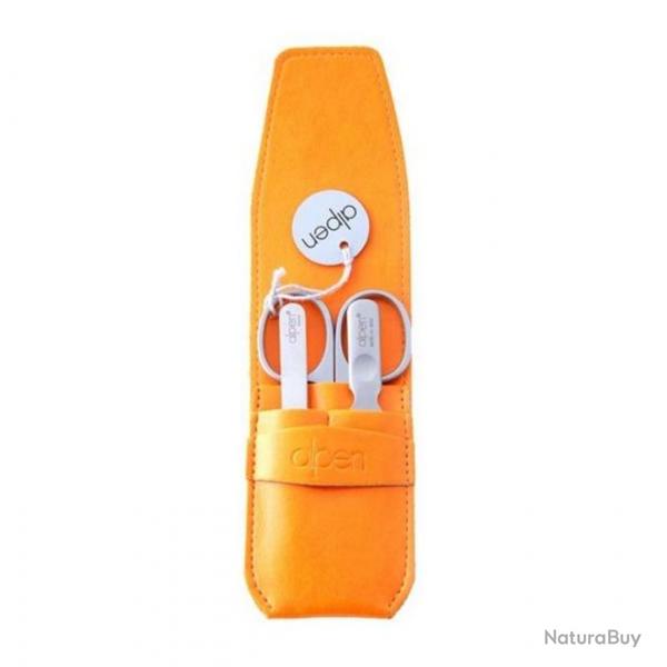 Pochette manucure "3 Pices Young Line", Couleur orange [Alpen]