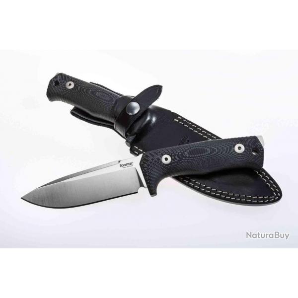 LionSteel T5 MI Micarta Lame fixe Niolox