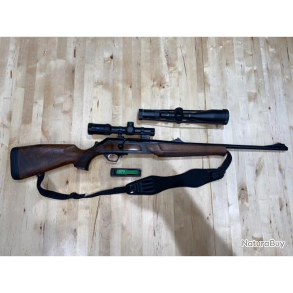 Carabine Browning Maral 30-06 linaire avec 1 Lunette de battue et 1 lunette approche