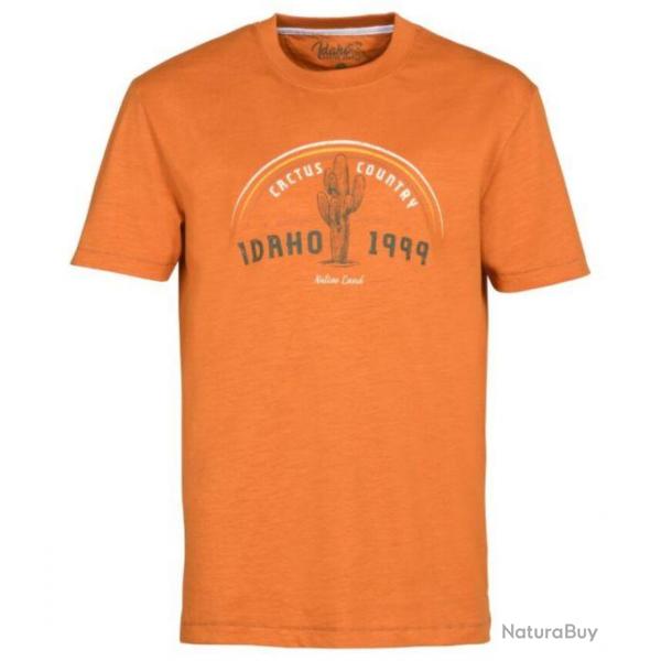 T Shirt Homme Idaho Orange Countryside