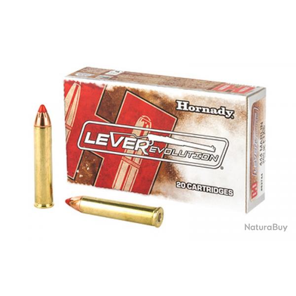 BOITE DE 20 CARTOUCHES HORNADY 444 MARLIN 265 GR FTX