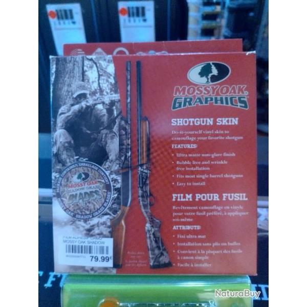 Film pour fusil mossy Oak graphics shadow grasse blades