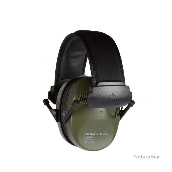 Casque antibruit lectronique Vert CAS1034 B NUMAXE