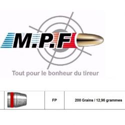 Ogives 45FP 200Gr Ø452". Projectile plomb graissés MPF par 250. promotions et port gratuit