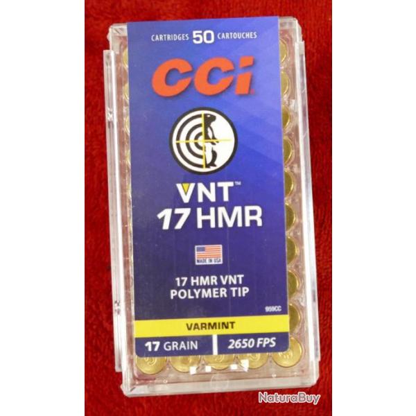 cartouches cci vmt cal 17hmr