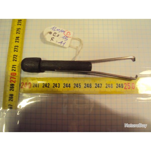 Frule  ou (Embout bouchon) canne fusils  12 mm. Conforme model d'origine.                       (B)