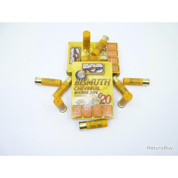 FOB BISMUTH STANDARD - CAL 20/70 - N2 BOURRE JUPE 24g - IDEAL CHEVREUIL