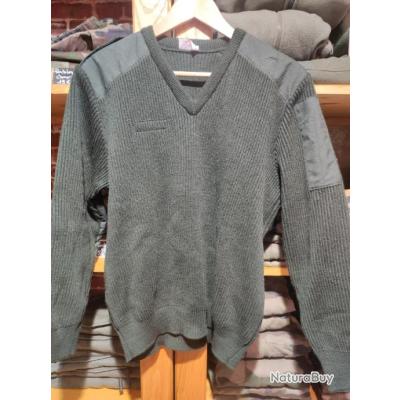 Pull Militaire Français Commando - Vert Foncé - Taille XL - Neuf Sans étiquette - Qualité Supérieure
