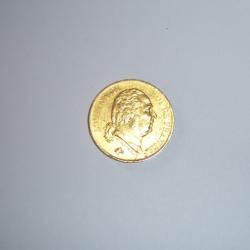 pièce OR Louis XVIII 40 francs
