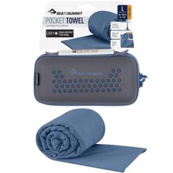 Serviette microfibre Sea to Summit Pocket Towel L 60x120 bleue