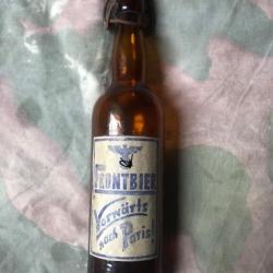 Wehrmacht Bouteille bière ' Vorwärts nach Paris'Original!