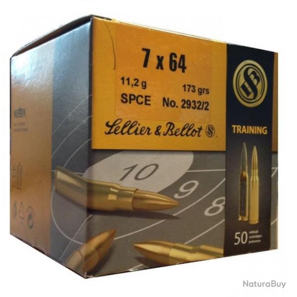 1 Boite de 50 munitions Sel & Bel 7x64 SPCE