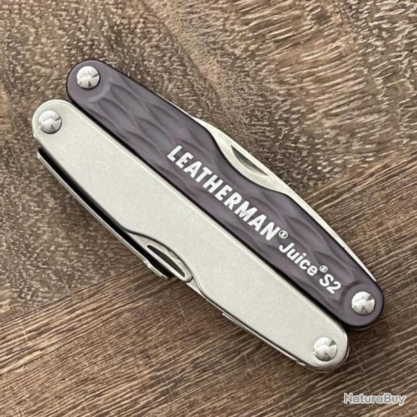 LEATHERMAN PINCE OUTIL MULTIFONCTIONS JUICE S2 LIVR AVEC TUI, neuf