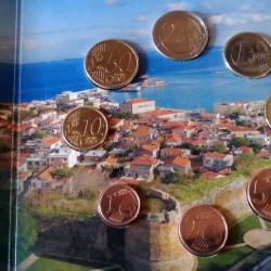 Coffret BU euros Grèce 2022 ( Chios)