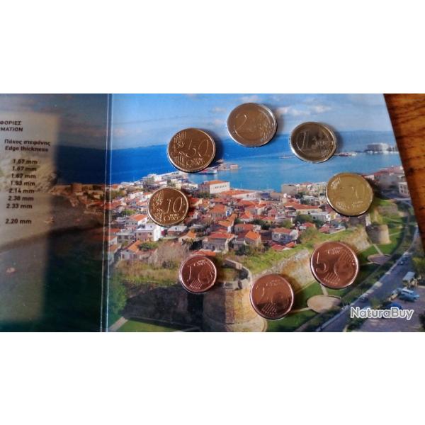 Coffret BU euros Grce 2022 ( Chios)