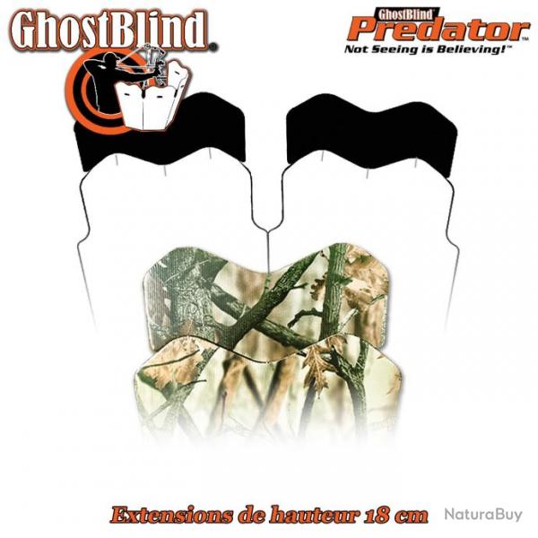 GHOSTBLIND Paire d'extensions de hauteur pour l'afft miroir Predator