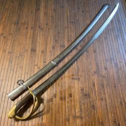 BEAU SABRE FRANÇAIS 1822 DE CAVALERIE MANUFACTURE DE CHATELLERAULT DE 1877