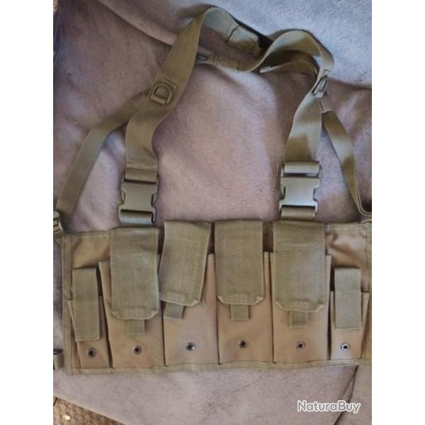 Gilet tactique militaire airsoft porte chargeur