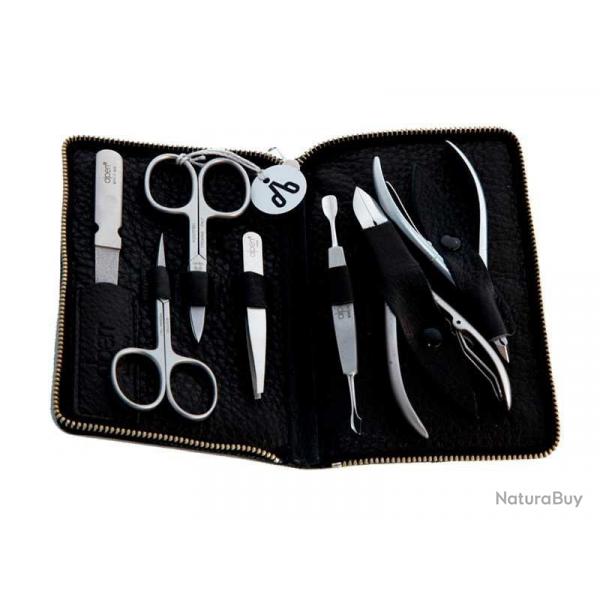 Trousse manucure "7 Pices Soft", Couleur noir [Alpen]