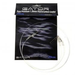 Tête de ligne Gator Fluorocarbon Leader 70cm 70cm 1,28mm