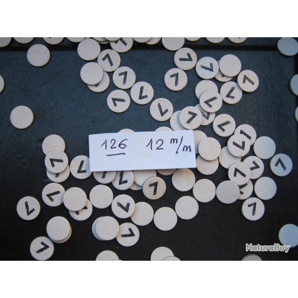 126  Cartons  cal  36  ( 12 mm )  No  7  ou  neutres