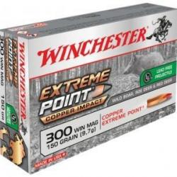 Munitions WINCHESTER cal.300win mag extrême point copper Impact 150gr 9.72g par 60