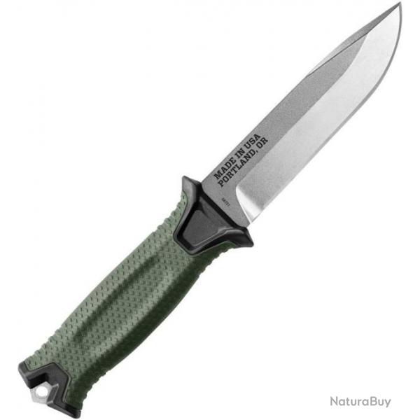 Couteau Tactical/Survival Gerber Strongarm Green Acier 420HC Manche GFN Etui USA G1069028