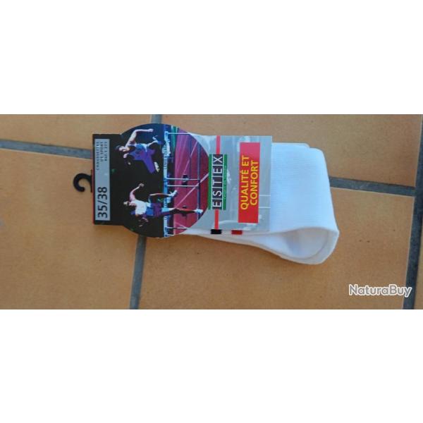 Chaussettes de Tennis - Coloris Blanc