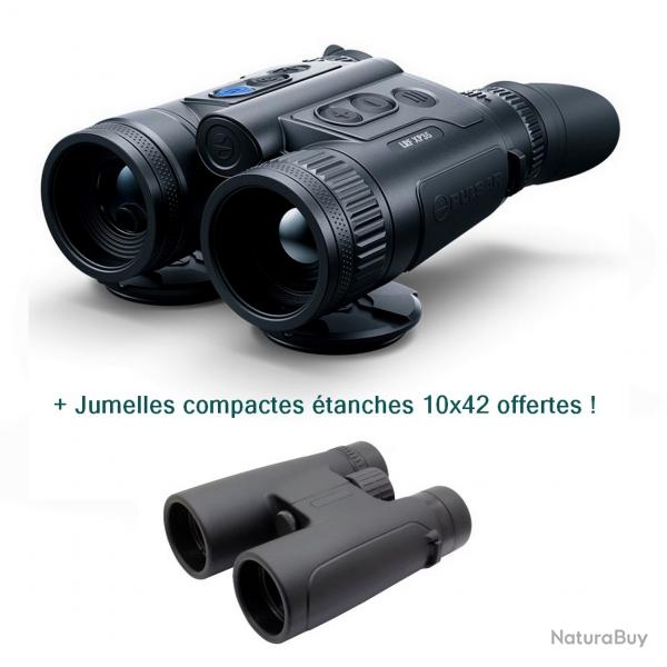 PULSAR MERGER XP35 LRF - Jumelles de vision thermique avec tlmtre + Jumelles 10x42 offertes !