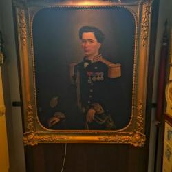 Grand portrait d'Officier de Marine Second Empire