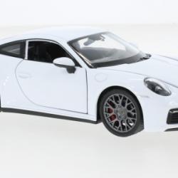 Miniature - Porsche 911 carrera 4S blanc 1/24 | Welly (0000 3530)