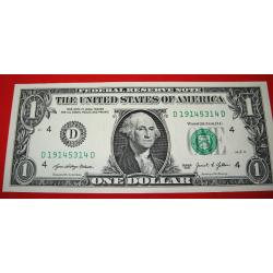 USA billet de 1 dollar neuf serie 2021