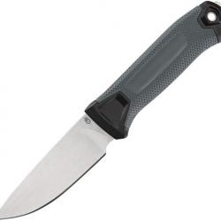 Couteau Gerber StrongArm Camp Grey Lame Acier 420HC Manche GFN Etui Plastique Plastic USA G1069216