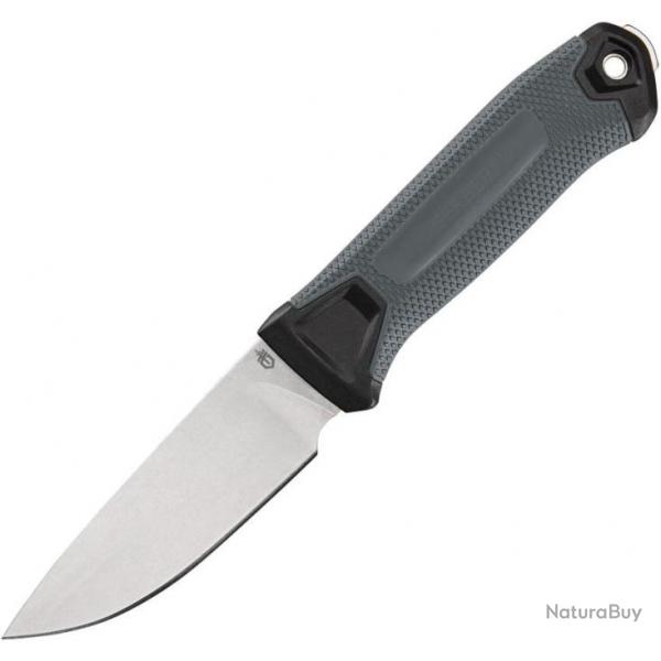 Couteau Gerber StrongArm Camp Grey Lame Acier 420HC Manche GFN Etui Plastique Plastic USA G1069216