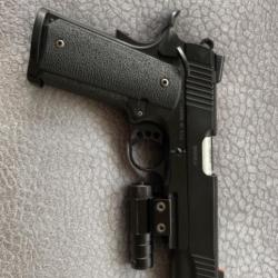 Pistolet airsoft full metal gaz army armalente colt kimber 1911 custom