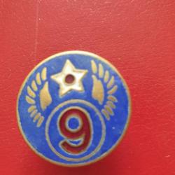 Insigne métal   9ème  air force  en reproduction  P