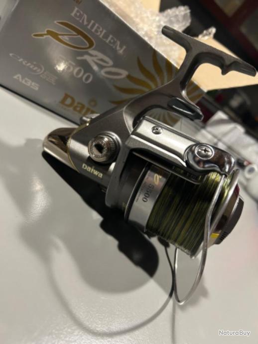 daiwa emblem pro ex 5500 spinning reel 5000 Reel, Silver Sports, Fitness & Outdoors Built for the surfcaster in need of quality equipment at a fair price Daiwa Emblem Pro 5000a Pro
