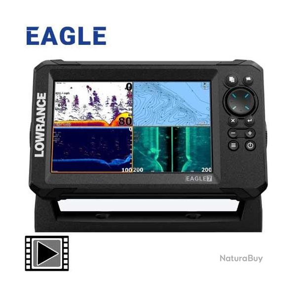 Sondeur Lowrance Eagle 7 Sonde TA TRIPLESHOT HD