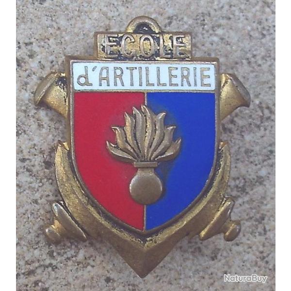 Ecole d'Artillerie, sans "S", mail, dos guilloch,dpos