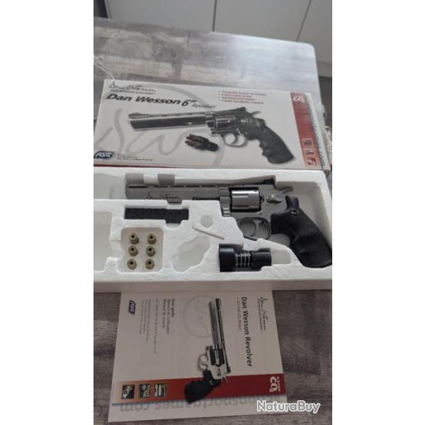 Airgun CO2 Dan Wesson 6" ASG 4.5mmComme neuf ( utilis 2 fois seulement )