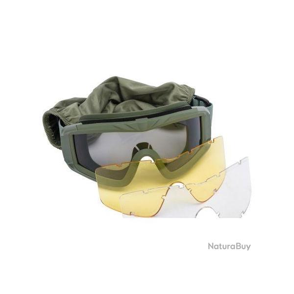 Masque "Desert Storm" w/ 3 Verres (S&T) OD Transparent / Jaune / Fum