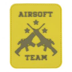 Ecusson 3D PVC Airsoft Team (101 Inc) Jaune