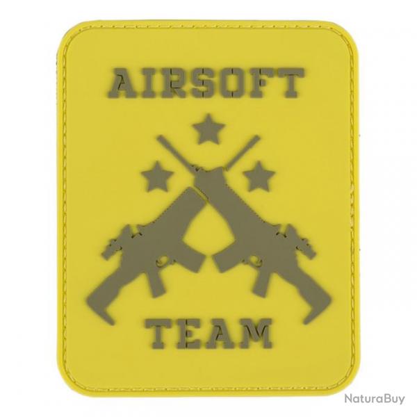 Ecusson 3D PVC Airsoft Team (101 Inc) Jaune