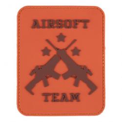 Ecusson 3D PVC Airsoft Team (101 Inc) Orange