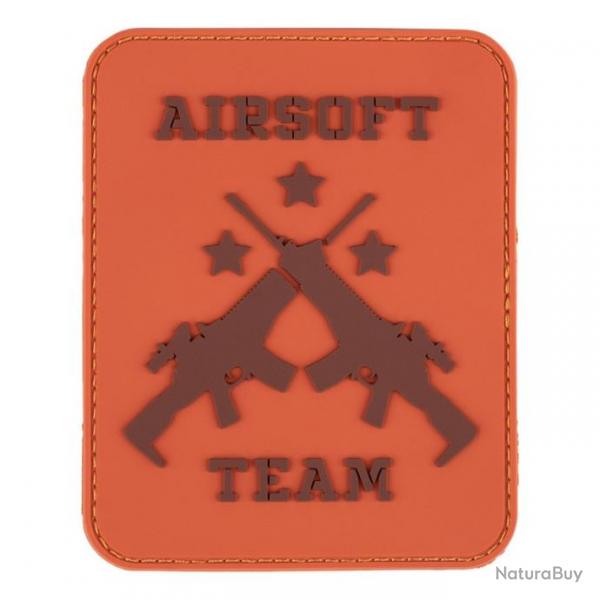 Ecusson 3D PVC Airsoft Team (101 Inc) Orange