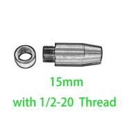 Adaptateur Silencieux Acier Inoxydable 1/2 20 UNF pour Crosman 11mm Riffles Barrels 2240 1377 1322 2250 2260