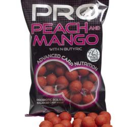 Bouillettes STARBAITS Pro Peach & Mango 24mm 800g